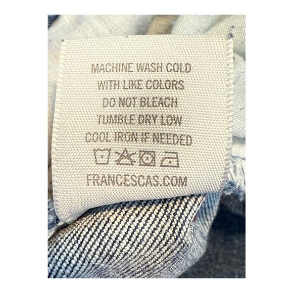 Harper Women's Distressed High-Rise Skinny Jeans Blue Size 4 (27) - Picture 7 of 7